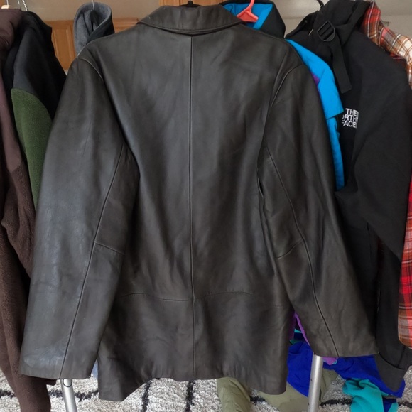 Brooks Brothers Leather Jacket Men's Small - Picture 2 of 3